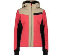 CMP Woman Ski Jacket Zip Hood - Femme - Orange / Beige - taille 42- modèle 2025