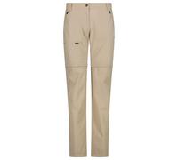 CMP - Women's 4-Way Stretch Zip Off Pant - Pantalon convertible - 36 - sabbia