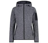 CMP - Women's Jacket Fix Hood Jacquard Knitted 3H19826 - Veste polaire - 38 - antracite