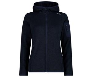 CMP - Women's Jacket Fix Hood Jacquard Knitted 3H19826 - Veste polaire - 46 - b blue