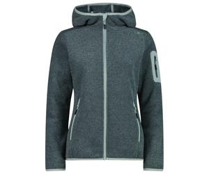 CMP - Women's Jacket Fix Hood Jacquard Knitted Stripes - Veste polaire - 46 - trek green