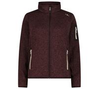 CMP - Women's Jacket Jacquard Knitted - Veste polaire - 34 - black berry / lighter