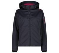 CMP - Women's Jacket Zip Hood 39A5006M - Veste softshell - 50 - titanio melange / amaranto