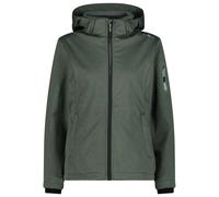 CMP - Women's Jacket Zip Hood Melange Softshell - Veste softshell - 38 - jade melange