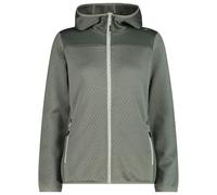 CMP - Women's Jacquard Knit Jacket Fix Hood - Veste polaire - 36 - avocado / pistacchio