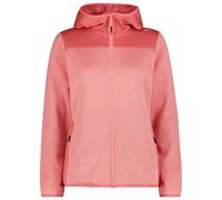 CMP - Women's Jacquard Knit Jacket Fix Hood - Veste polaire - 40 - coral / bianco