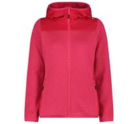 CMP - Women's Jacquard Knit Jacket Fix Hood - Veste polaire - 44 - magenta / pink fluo