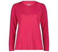 CMP - Women's L/S Jacquard T-Shirt - T-shirt technique - 36 - magenta
