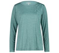 CMP - Women's Light Melange L/S T-Shirt - T-shirt technique - 34 - agave melange