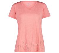 CMP - Women's Light Melange T-Shirt - T-shirt technique - 40 - coral melange