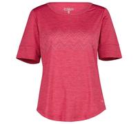 CMP - Women's Light Melange T-Shirt - T-shirt technique - 40 - magenta melange