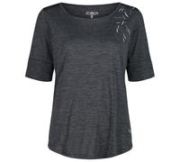 CMP - Women's Light Melange T-Shirt - T-shirt technique - 42 - antracite melange / ghiaccio