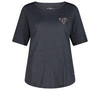 CMP - Women's Light Melange T-Shirt - T-shirt technique - 50 - antracite mel / pistacchio