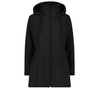 CMP - Women's Parka Fix Hood Bonded Knitted w. Fur - Veste polaire - 38 - carbone melange