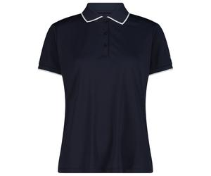 CMP - Women's Polo Stretch Piquet - Polo - 40 - black blue