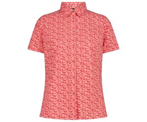 CMP - Women's Shortsleeve Shirt with Pattern - Chemisier - 34 - coral