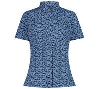 CMP - Women's Shortsleeve Shirt with Pattern - Chemisier - 38 - space / sky blue