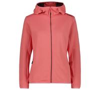 CMP - Women's Striped Jacquard Jacket Fix Hood - Veste polaire - 34 - coral