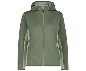 CMP - Women's Striped Jacquard Jacket Fix Hood - Veste polaire - 36 - avocado melange