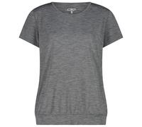 CMP - Women's T-Shirt Round Neck - T-shirt technique - 50 - antracite melange