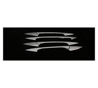 CMQA Coque de poignée de Porte de Voiture Couvercle Poignée Porte Externe Couvercle Bol Porte Accessoires Voiture pour Mercedes pour Benz C Classe E W212 W204 Autocollant de poignée de Porte