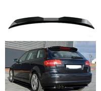 CMQISHAN Aileron Arrière pour Audi A3 Sportback 8P 2004-2010, 2011, 2012, 2013, Noir, Voiture Becquet Arrière Accessoire Voiture, Autocollant