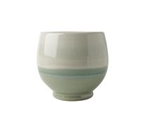 CMQTHINGS Pots de Fleurs Pot de Fleurs en céramique, décoration Boho, Bicolore Décoration intérieure(Green)