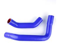CMS Kit de tuyau supérieur et inférieur en silicone à 3 couches pour Chevrolet 2 II Nova 1968-1974 6 cyl... (bleu)