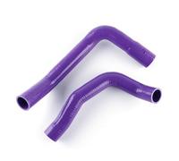 CMS Kit de tuyau supérieur et inférieur en silicone à 3 couches pour Chevrolet 2 II Nova 1968-1974 6cyl... (violet)