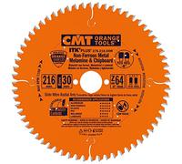 CMT Orange Tools Lame circulaire 276.216.64M pour aluminium 216x2.2/1.6x30 Z64 TCG HW NEG