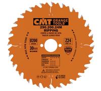 CMT Orange Tools Lame pour portables 290.200.24M 200 x 2,8 x 30 mm Z24 10ATB