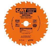 CMT Orange Tools 290.240.24M - Lame de scie circulaire 240 x 2,8 x 30 mm, Z 24, ATB 20°