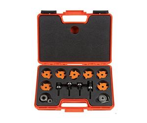 CMT 823.001.11 - Jeu de 7 fraises circulaires pour rainures z3 Orange