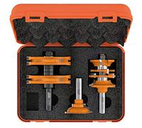 CMT Orange Tools Fraises en métal dur HW 900.527.11 pour portes S=12 – Coffret de 3