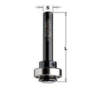 CMT 924.081.10 - Mandril portafresas c/rodam. 22 s=8 con tornillo m5sv.
