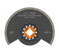 CMT omf114-x1 Lame segment 75 mm Extra-Long Life avec revêtement diamant pour maçonnerie, gris