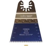 CMT Omm06-X5 Lames de précision 68 mm à denture japonaise pour bois, fixation universelle, gris/bleu