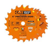CMT Orange Tools - Ensemble de lames d'encastrement 230.520.06 - D=150X3,2X15,87 Z=20 FTG+ATB