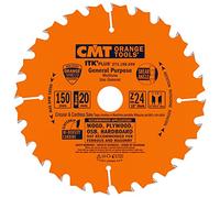 CMT Orange Tools 271.150.24h Lame circulaire itk-plus pour coupe Long et traversière veine, Orange