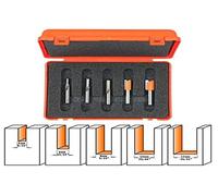 CMT Orange 900,005.01 Tools-Set 5 fraises droites s dX 8 HW
