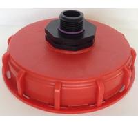CMTech GmbH Montagetechnik *DK150R50+80 Container Capuchon à visser DN150 avec raccord réducteur AG 1" (AG 1", conteneur IBC-Container, adaptateur de carburateur à eau