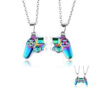 CMUYKIBU Collier magnétique pour femme, collier pour femme, collier pour couple, contrôleur de jeu, pendentif, pour couples ou meilleurs amis
