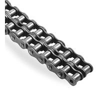 CMW CRD127PD chaine de transmission double 08B-2 ISO acier, pas de 12,7 mm en rouleau de 5 mètres