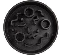 Cmws-Bamboo Cat Slow Feeder ¿ Ø 13,5 Cm ¿ Gris Foncé