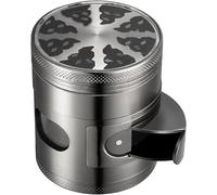 CMWS-Broyeur d'herbes Matal Broyeur d'épices Manuel Broyeur d'herbes Portable avec Collecteur de Pollen pour Herbes Sèches Epices Café