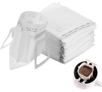 Cmws-Lot De 100 Filtres À Café Pour Camping, Goutte-À-Goutte Avec Oreille Suspendue, Sacs Filtrants À Thé À Café, Filtres En Papier Portables Pour La Plupart Des Tasses, Voyages, Camping, Maison
