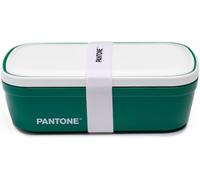 CMWS-PANTONE¿ - Porte-déjeuner style Bento Box avec séparateur interne et valve d'évent - Boîte à lunch pour bureau et université - Boîte hermétique pour schiscetta déjeuner, 12 x 7 x 20,7 cm, vert f