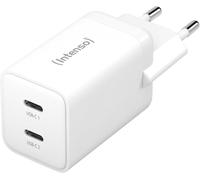 CMWX-Adaptateur d'alimentation W40CC GaN, Bloc d'alimentation USB-C avec 2 Ports USB-C, 40 W et Technologie GaN, Blanc