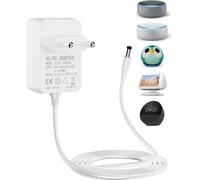 CMWX-Adaptateur Secteur 15W pour Echo Dot 3e/4e génération avec Horloge, Kids Edition, Show 5, Spot et Fire TV Cube