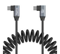 CMWX-Câble de Données Spiralé USB C vers USB C, Transfert de données haute vitesse 20 Gbs, prise en charge de la charge rapide PD 100 W, pour iPhone, ordinateurs portables et Caméra - 4793